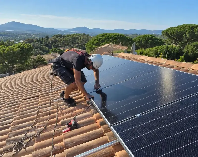 Installateur panneaux solaires Boucoiran-et-Nozières — pose photovoltaïque sur toiture